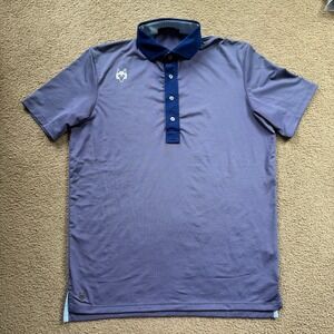 Grayson Golf Polo Men's Small Purple Preformance Stretch Athletic